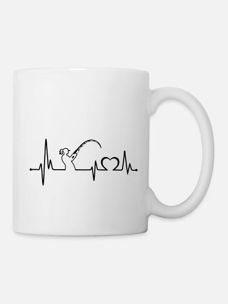 Angler Herschlag - Tasse - Weiß
