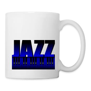 blue jazz - Mug - white - Right