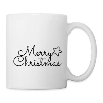 Merry Christmas cursive Merry Christmas - Mug - white - Right
