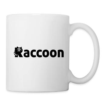 Raccoon / Racoon / gift idea - Tasse - Weiß - Rechts