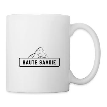 Haute Savoie Schwarzer Berg - Tasse - Weiß - Rechts