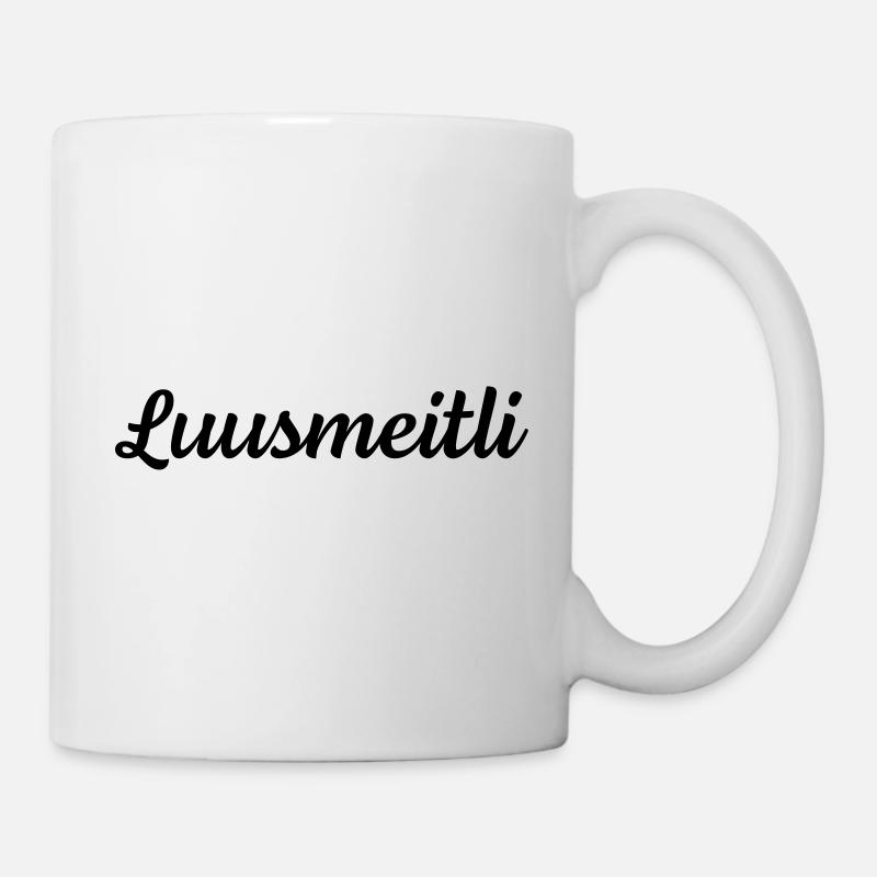 Luusmeitli | Schweizerdeutsch Kind Mädchen Teenie - Tasse - Weiß