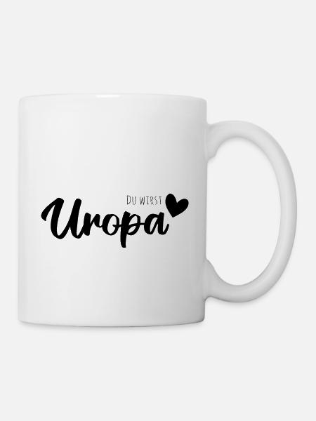 Du wirst Uropa - Tasse - Weiß