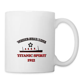 TITANIC SPIRIT WHITE STAR LINE 1912 - Mug blanc - blanc - Droite