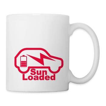 e-car, e-mobility, electric car, zoe, EV-driver - Mug - white - Right
