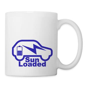e-car, e-mobility, electric car, zoe, EV-driver - Mug - white - Right