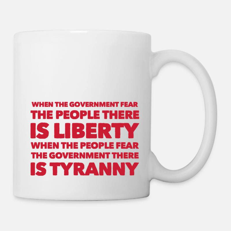 Fear the people - Mug - white