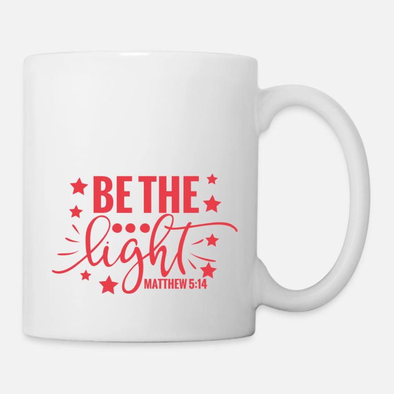Be The Light matthew - Mug - white