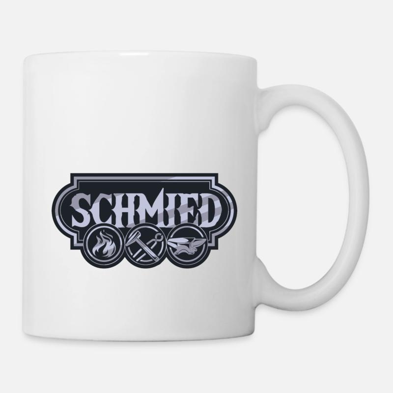 Schmied - Tasse - Weiß