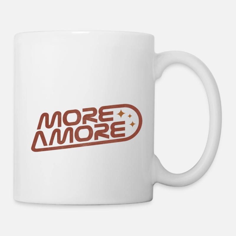 More Amore - Mehr Liebe - Tasse - Weiß