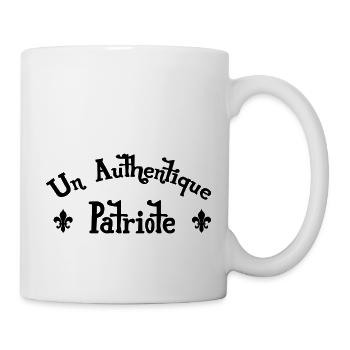 Ein echter Patriot - Tasse - Weiß - Rechts