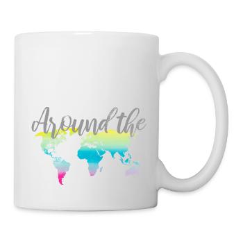 World map Around the World - Mug - white - Right
