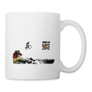 Vtt - Mug blanc - blanc - Droite