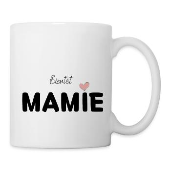 Bientôt mamie, Annonce grossesse mamie - Mug blanc - blanc - Droite