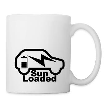 e-car, e-mobility, electric car, zoe, EV-driver, - Mug - white - Right