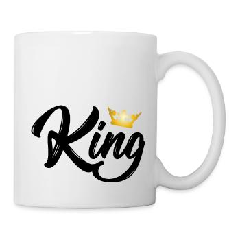King - Tasse - Weiß - Rechts