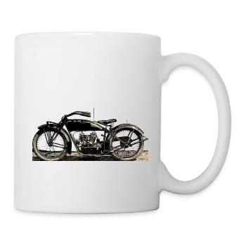 Motorcycle Classic Car - Mug - white - Right