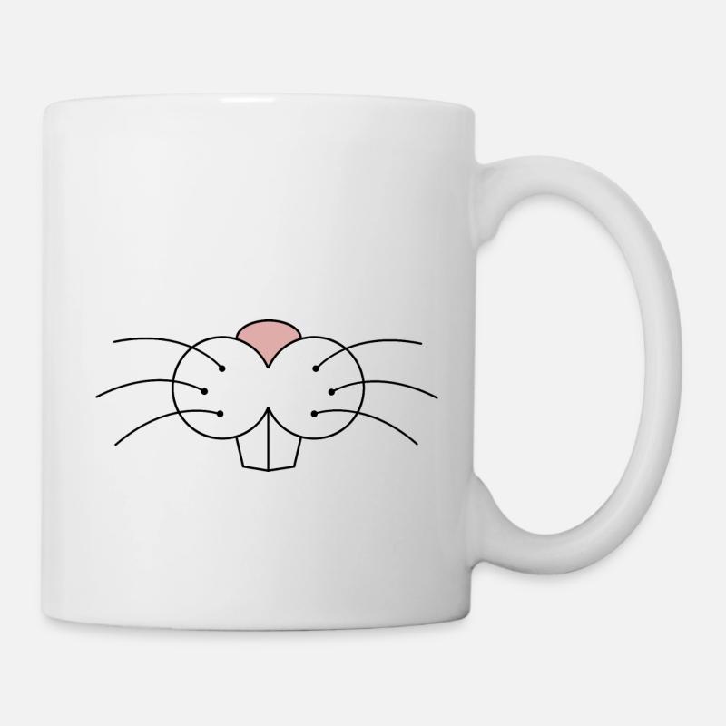 Hasenschnute - Tasse - Weiß