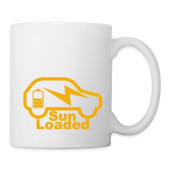 e-car, e-mobility, electric car, zoe, EV-driver, - Mug - white - Right