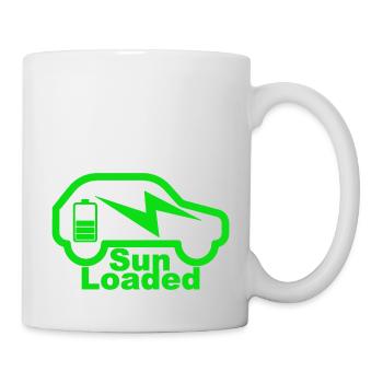 e-auto, e-mobilität,voiture électrique, zoe, EV-driver, - Mug blanc - blanc - Droite