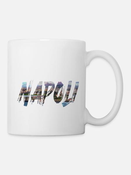 Naples Napoli Italie Europe Pompéi - Mug blanc - blanc
