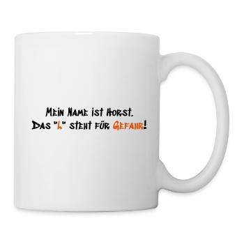 Mein Name ist Horst - Tasse - Weiß - Rechts