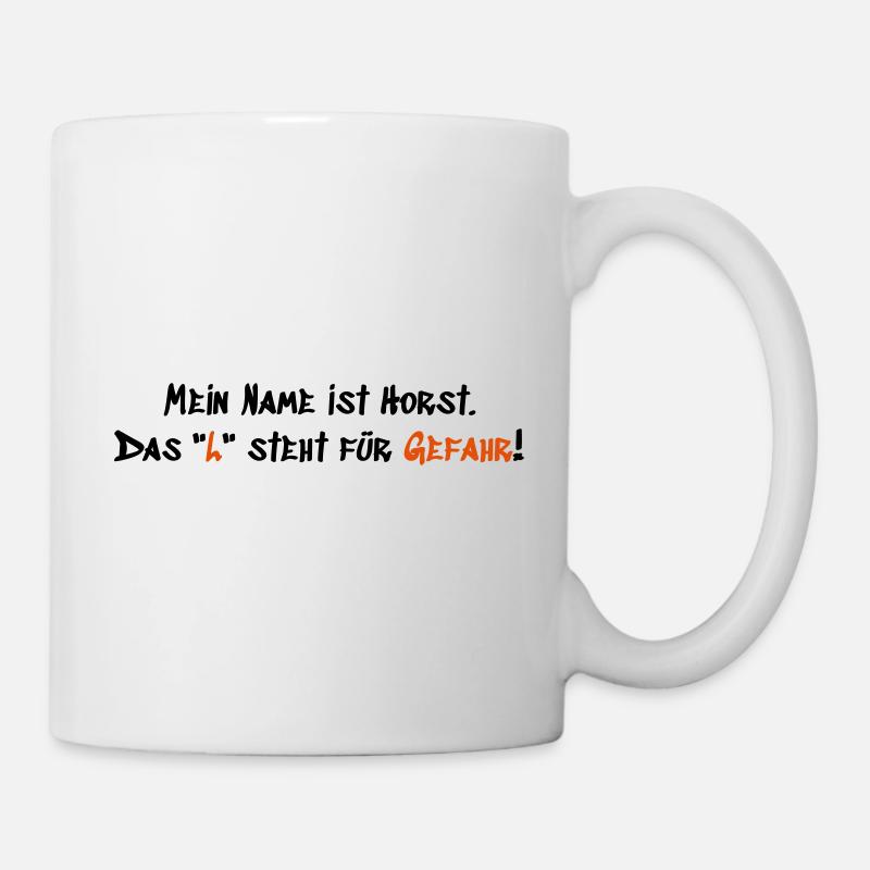 Mein Name ist Horst - Tasse - Weiß