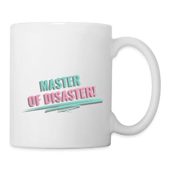 Master of Disaster - Tasse - Weiß - Rechts