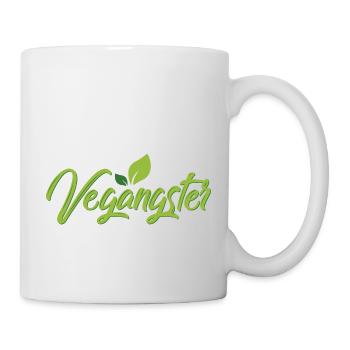 Vegangster Funny Health Food - Mug blanc - blanc - Droite