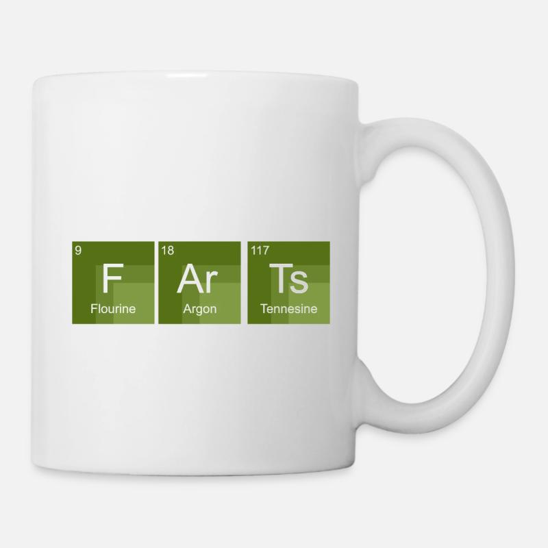 Funny Science Gas - Tableau périodique - Mug blanc - blanc