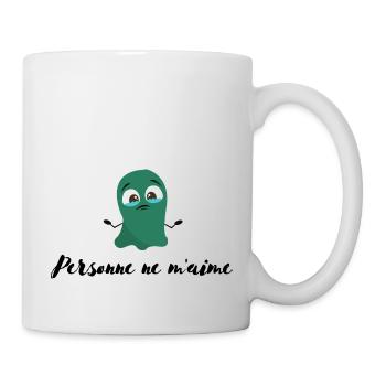 Personne ne m'aime - Mug blanc - blanc - Droite