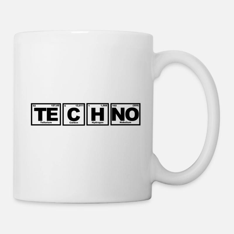 Techno : Chimie - Tableau périodique - Mug blanc - blanc