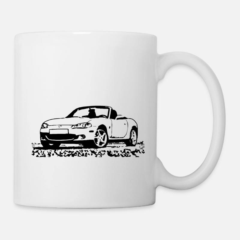 Mx5 miata mk2 - Mug blanc - blanc