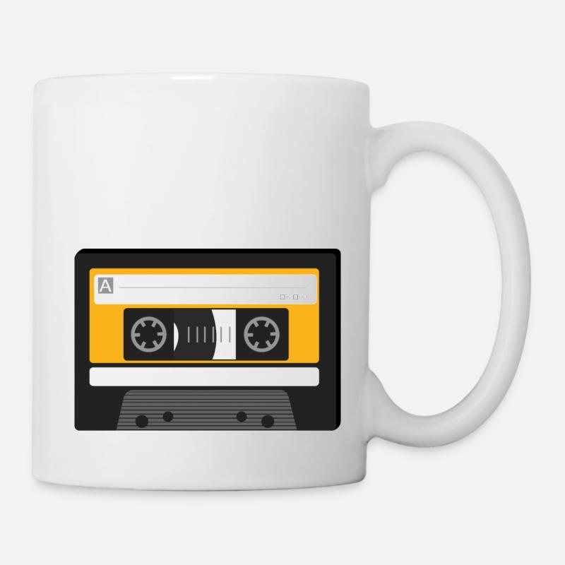 Cassette - Mug blanc - blanc