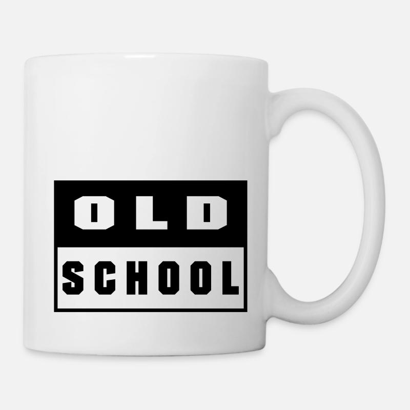 Old School - Mug blanc - blanc