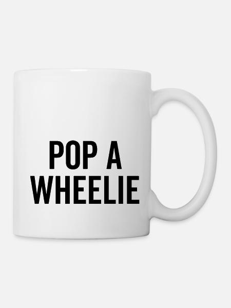 Pop a Wheelie - Mug - white