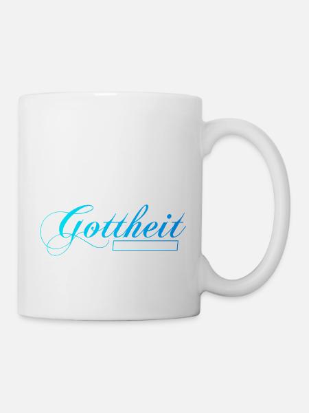Als Gottheit hat man es nicht leicht - Tasse - Weiß