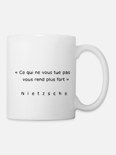 Nietzsche - Mug blanc - blanc
