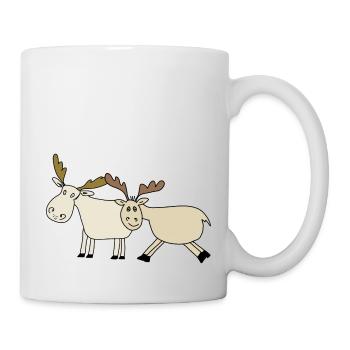 Elche - Tasse - Weiß - Rechts
