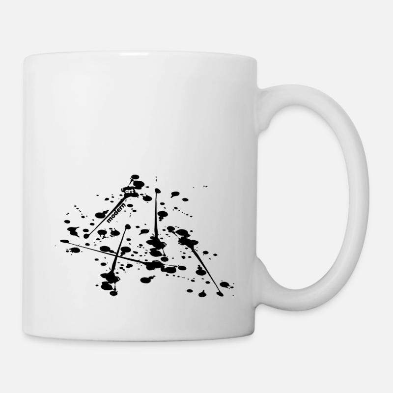 Moderne Kunst Modern Art - Tasse - Weiß