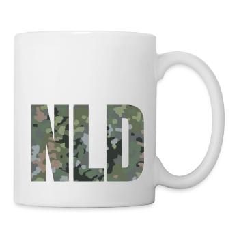 GB camouflage NLD text! - Mug - white - Right