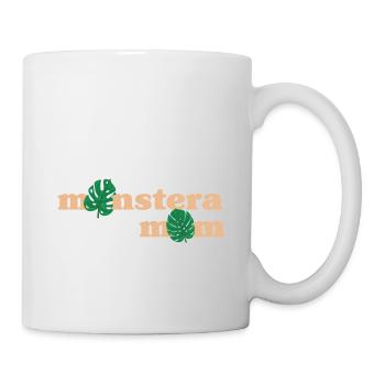 Monstera Mama - Tasse - Weiß - Rechts