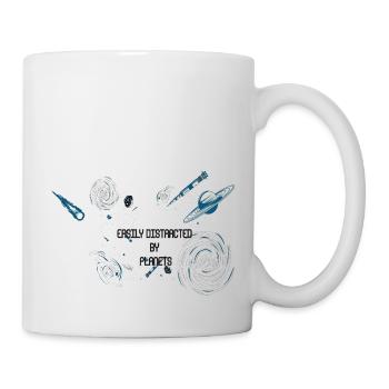 EASILY DISTRACTED BY PLANETS - Mug - white - Right