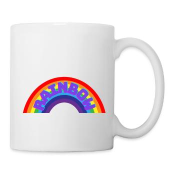 Regenbogen - Tasse - Weiß - Rechts