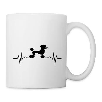 Poodle Heart Frequency - Mug - white - Right