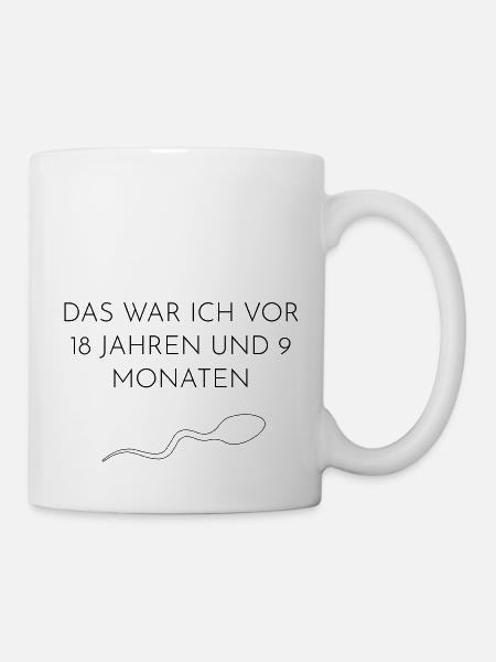 Sperma Geburtstag - Tasse - Weiß