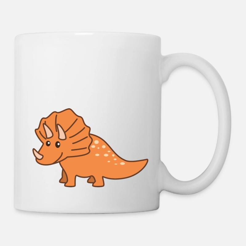 Triceratops - Tasse - Weiß