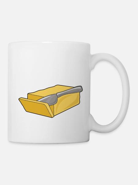 Butter - Tasse - Weiß