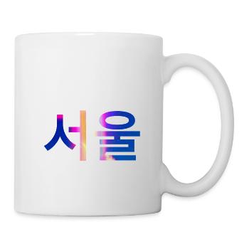 Seoul Korea Koreanisch - Tasse - Weiß - Rechts