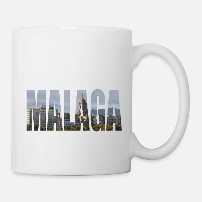 MALAGA - Tasse - Weiß